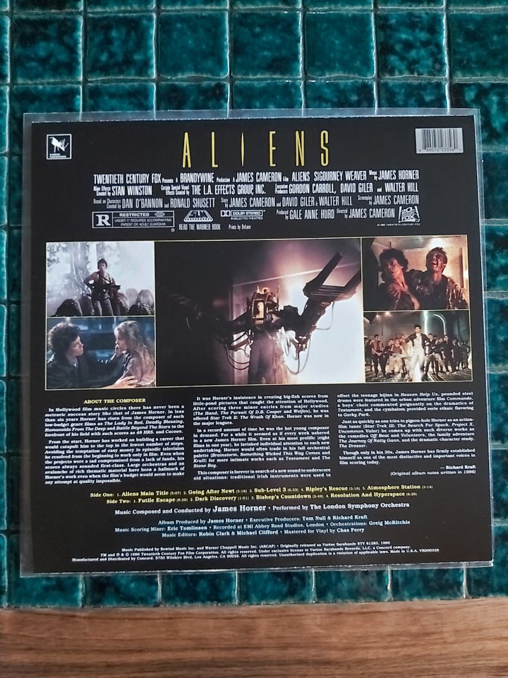 LP, Aliens soundtrack, Aliens