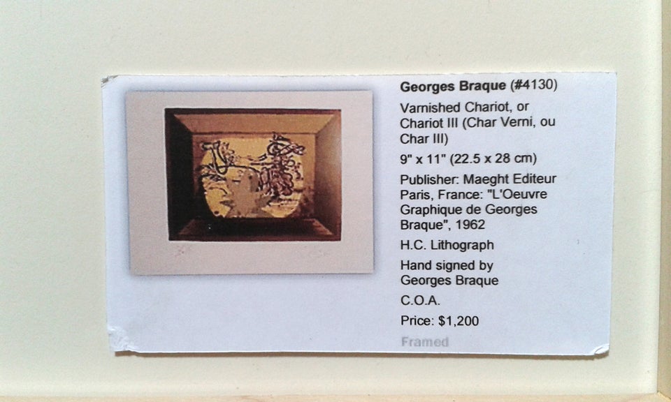 Litografi Georges Braque motiv: