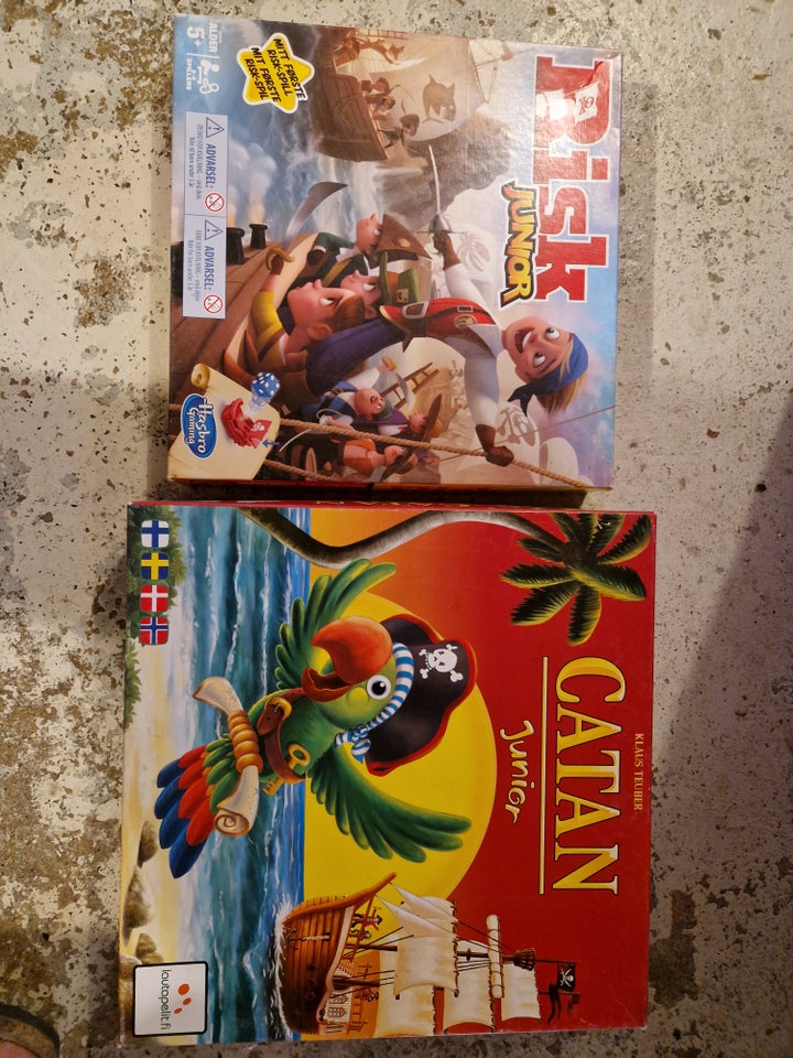 Risk og Catan brætspil