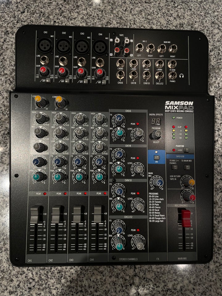 mixer Samson MixPad MXP124FX