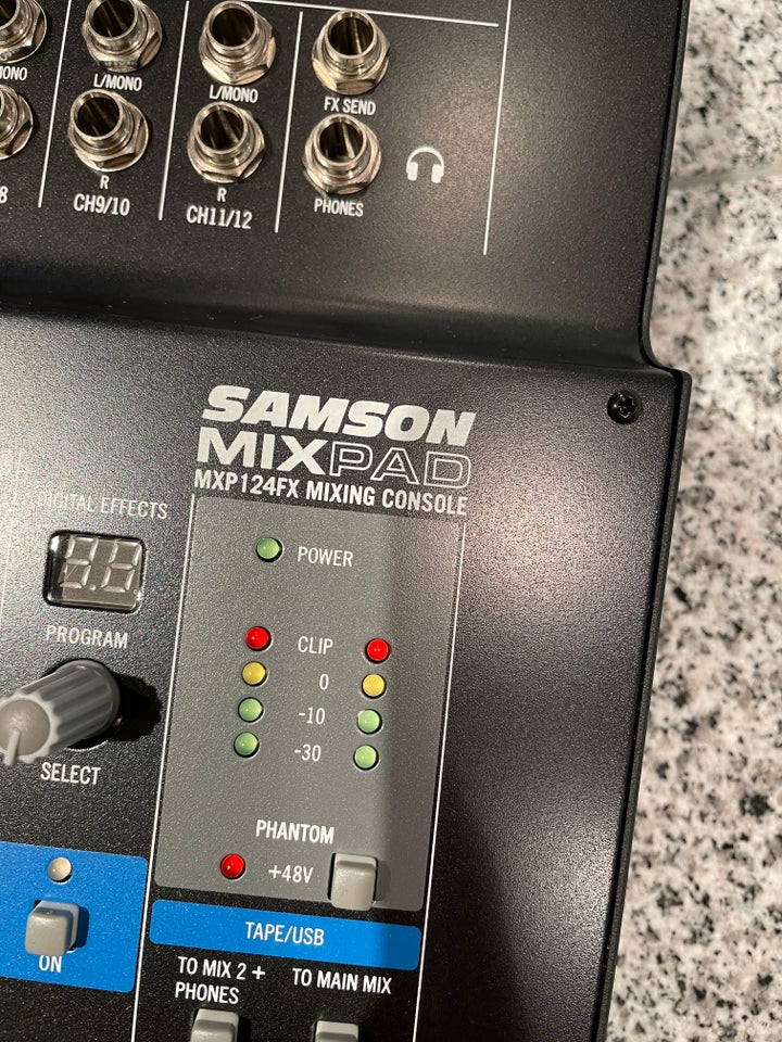 mixer Samson MixPad MXP124FX