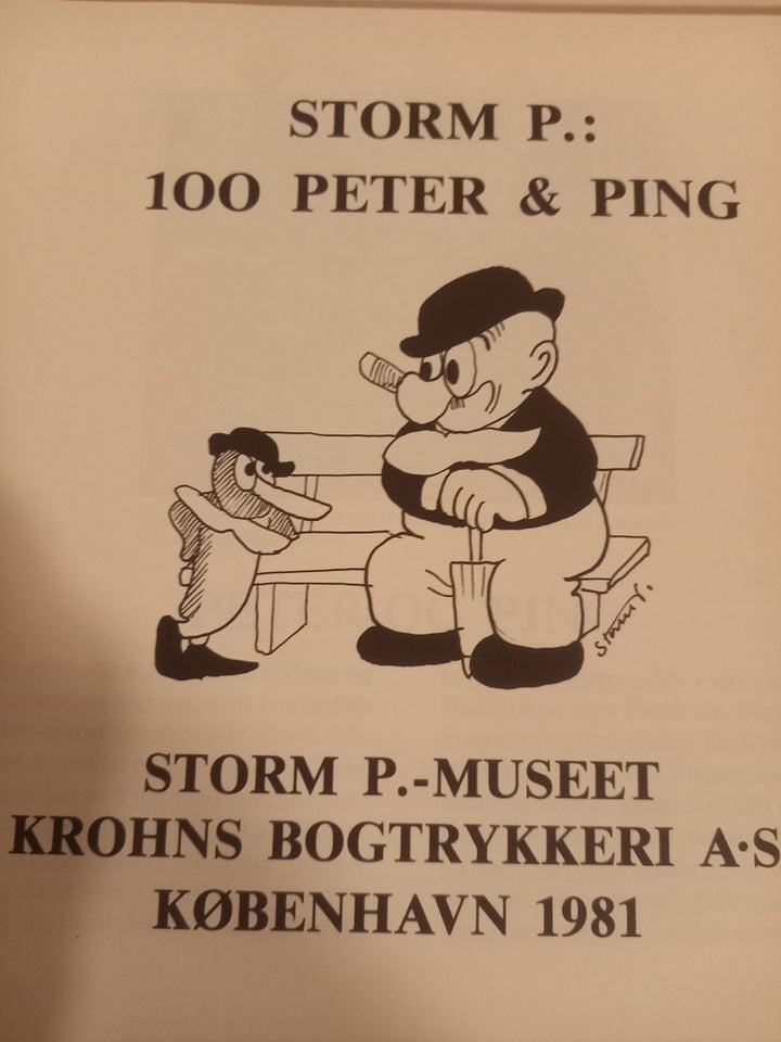 Peter  Ping, Storm P., anden bog