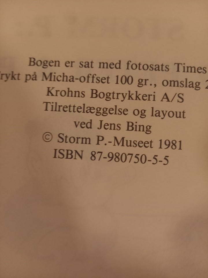 Peter  Ping, Storm P., anden bog