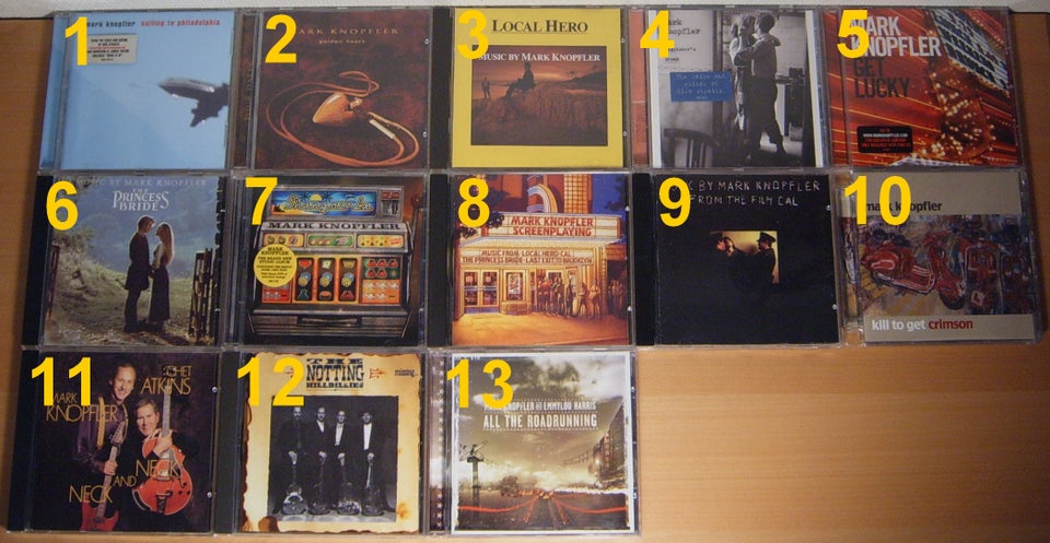 Mark Knopfler: 9 Titler, rock