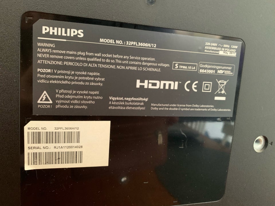 LCD, Philips, 32PLF3606H/12