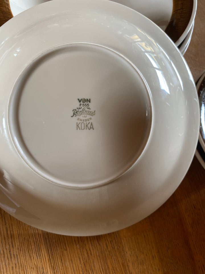 Porcelæn Brun koka  Rørstrand