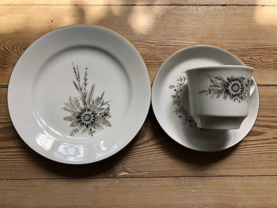 Porcelæn Kaffestel Kahla