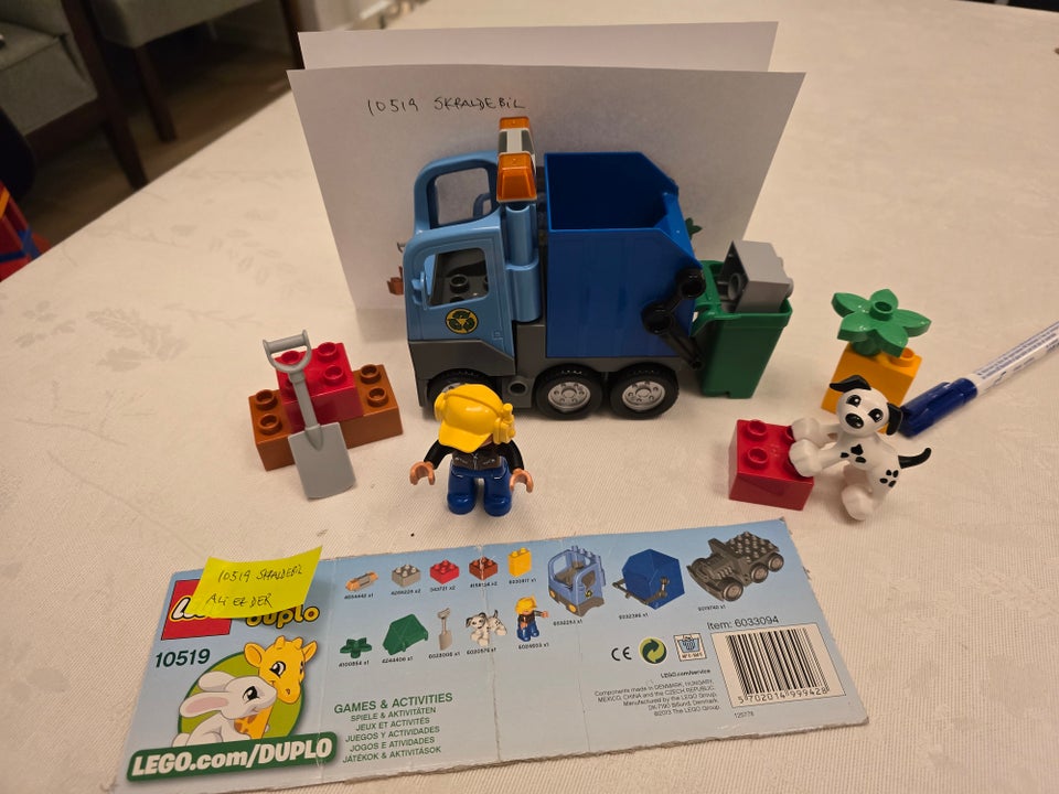 Lego Duplo, 10519 - Skraldebil