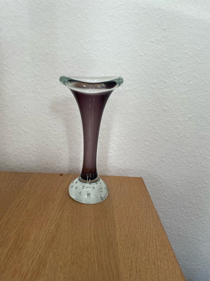 Vase, Glas, 50 år gl.