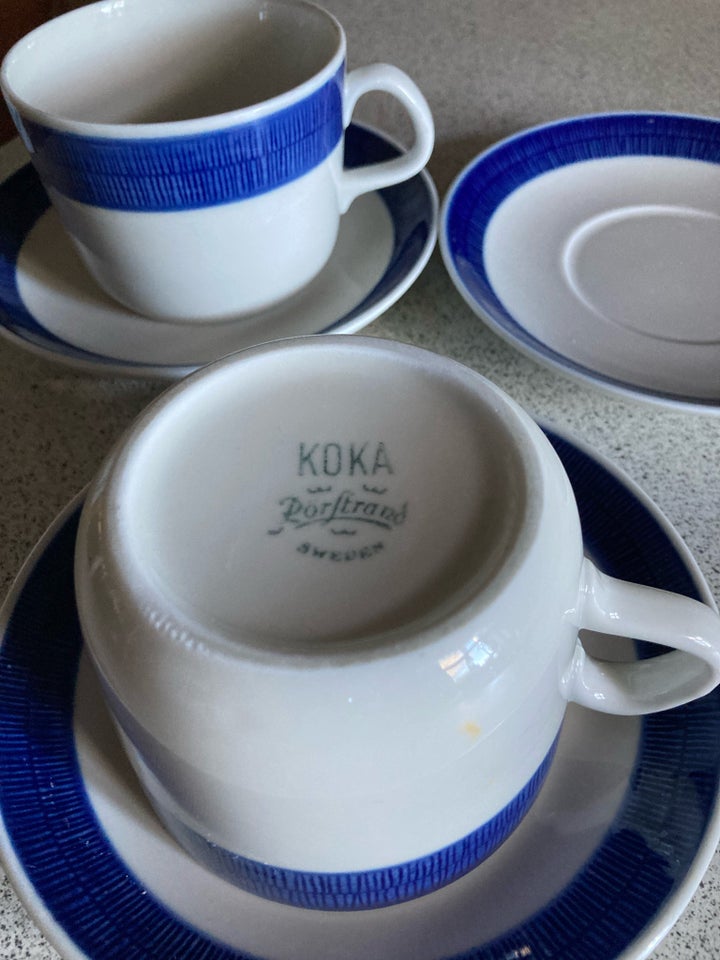 Porcelæn, THEKOPPER fra Blå koka ,