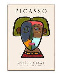 Plakat Picasso motiv: Colorful