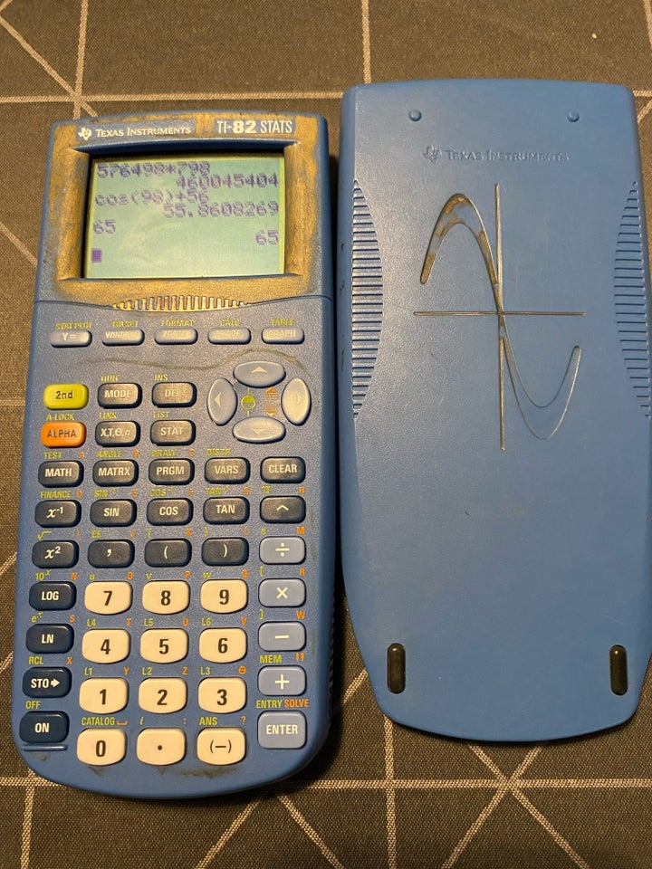 Texas instruments TI-82 stats