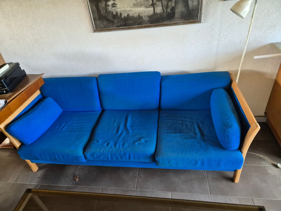 Sofa, træ, 3 pers.