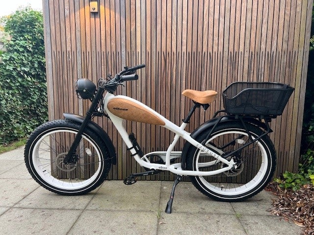 Retro Fatbike Elcykel med s...