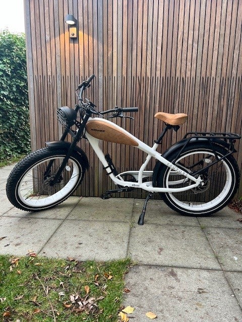 Retro Fatbike Elcykel med s...