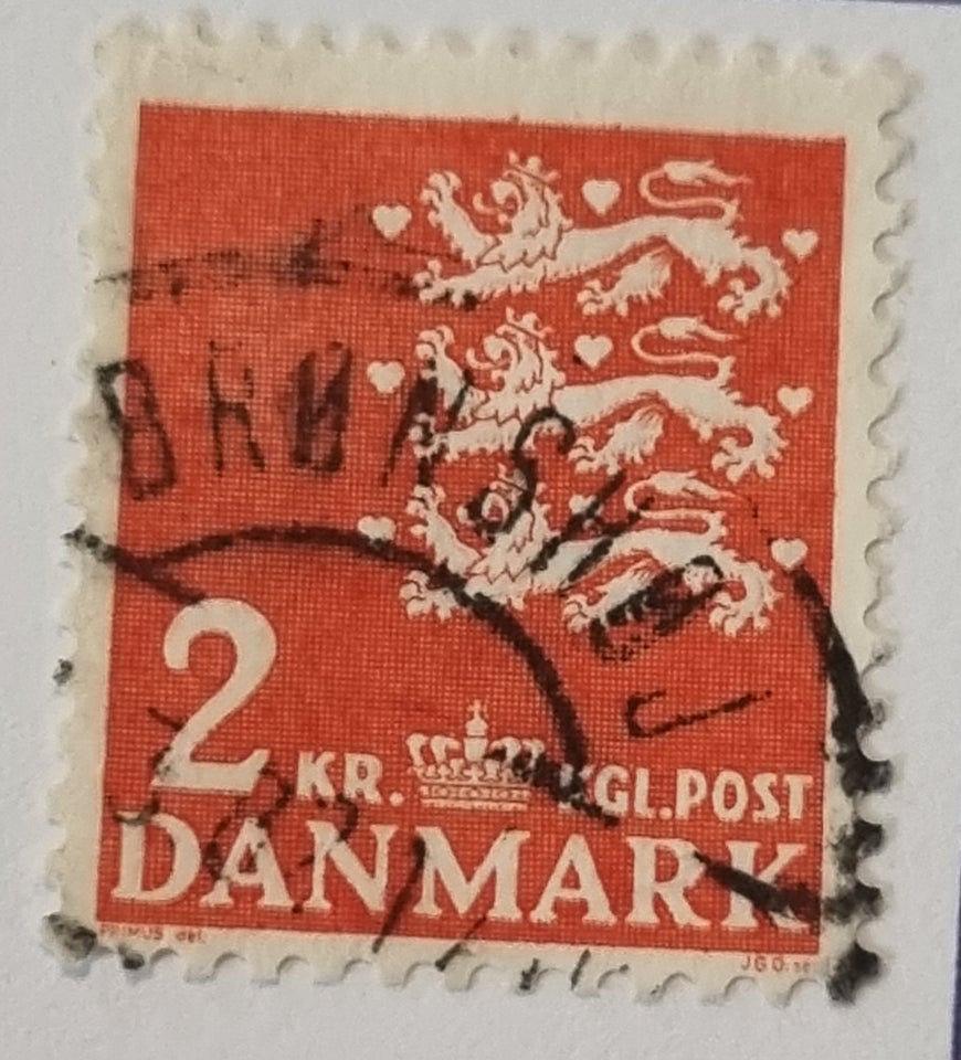 Danmark stemplet Variant