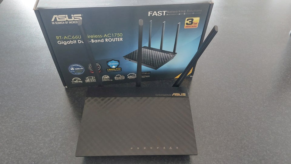 Andet, Asus RT-AC66U, Perfekt