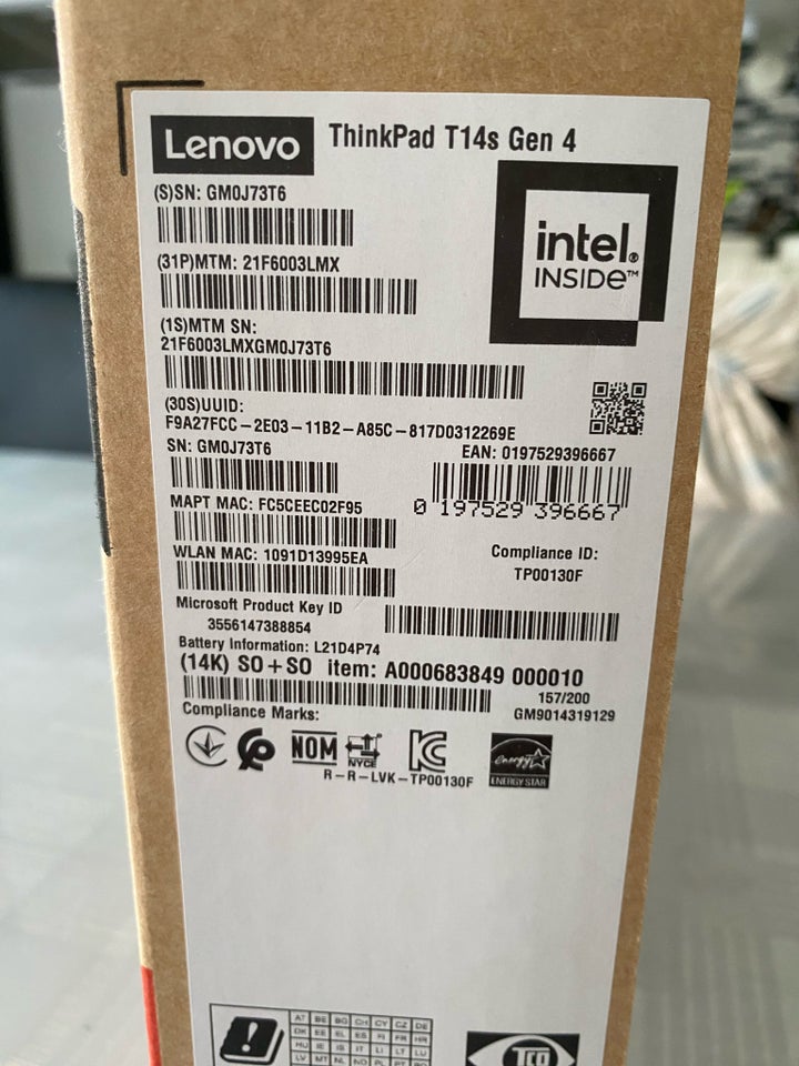 Lenovo ThinkPad T14s Gen 4 i5 GHz