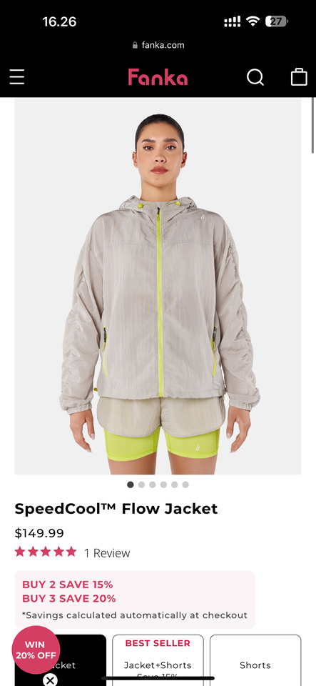 Løbetøj Windbreaker Jakke