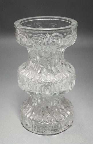 Glas, Vase Løgvase Skulptur,