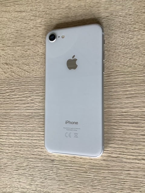 iPhone 8, 256 GB, hvid