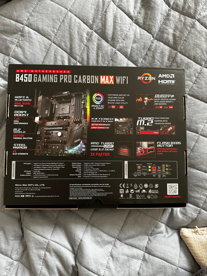 Bundkort MSI B450 gaming pro