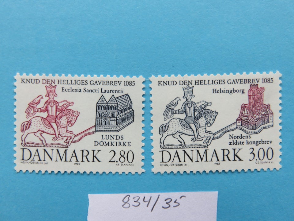 Danmark, postfrisk, AFA 834/35