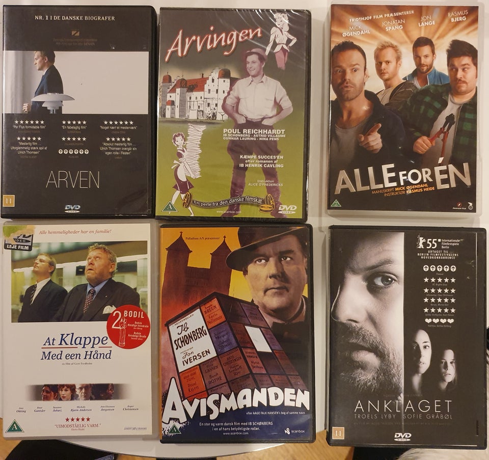 6. Dejlige danske film, DVD, andet