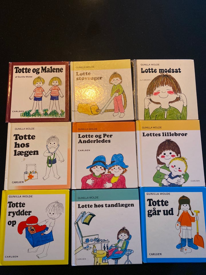 Lotte og Totte bøger, Gunilla Wolde