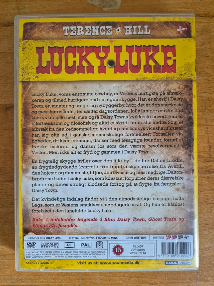 Lucky Luke Boks 1 DVD western