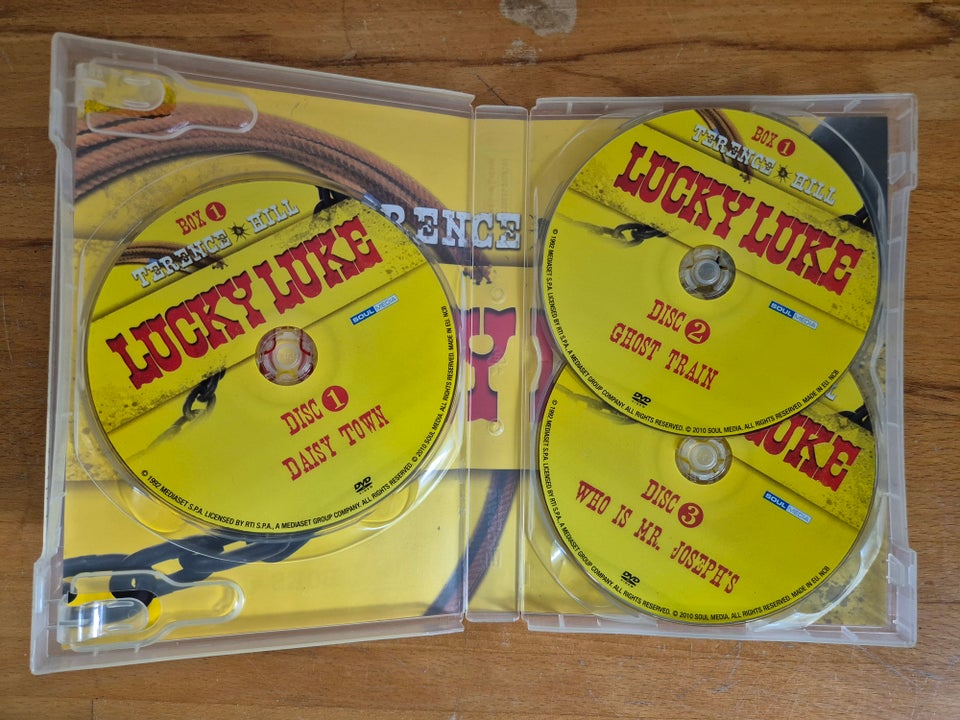 Lucky Luke Boks 1 DVD western