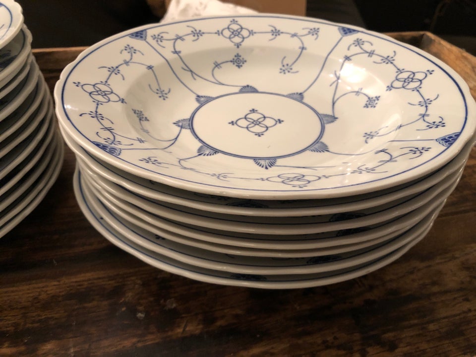 Porcelæn Flade og dybe