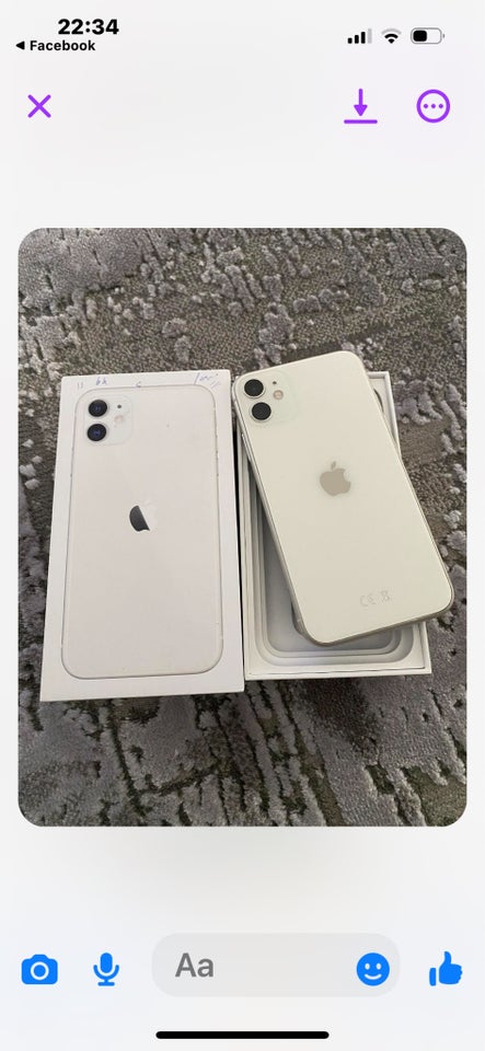 iPhone 11, 64 GB, hvid