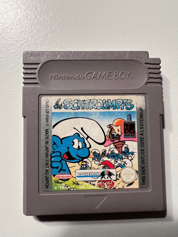 Smølfer, Nintendo Gameboy Spil