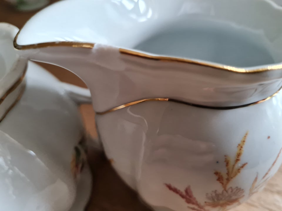 Porcelæn Sæt Sukkerskål og