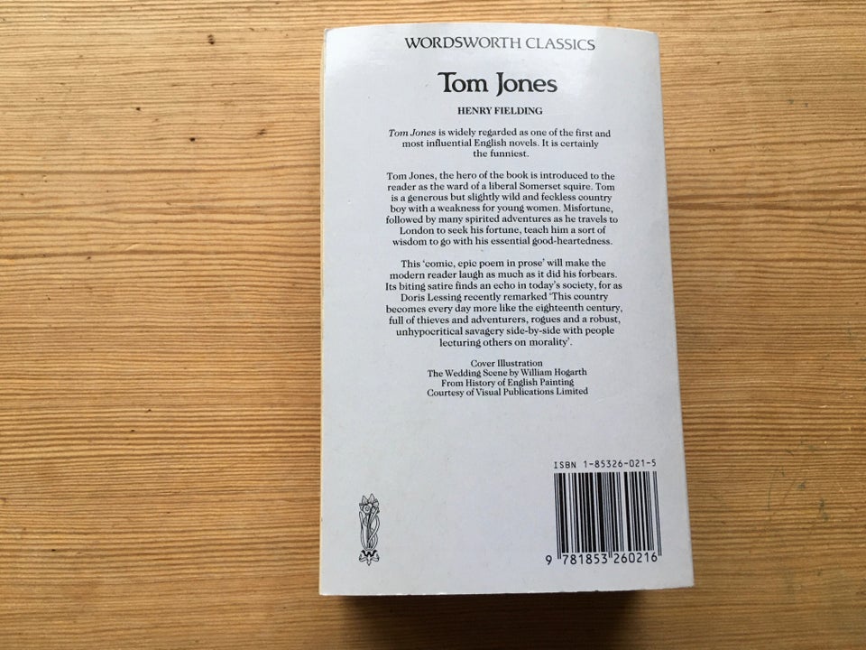 Tom Jones, Henry Fielding, genre: