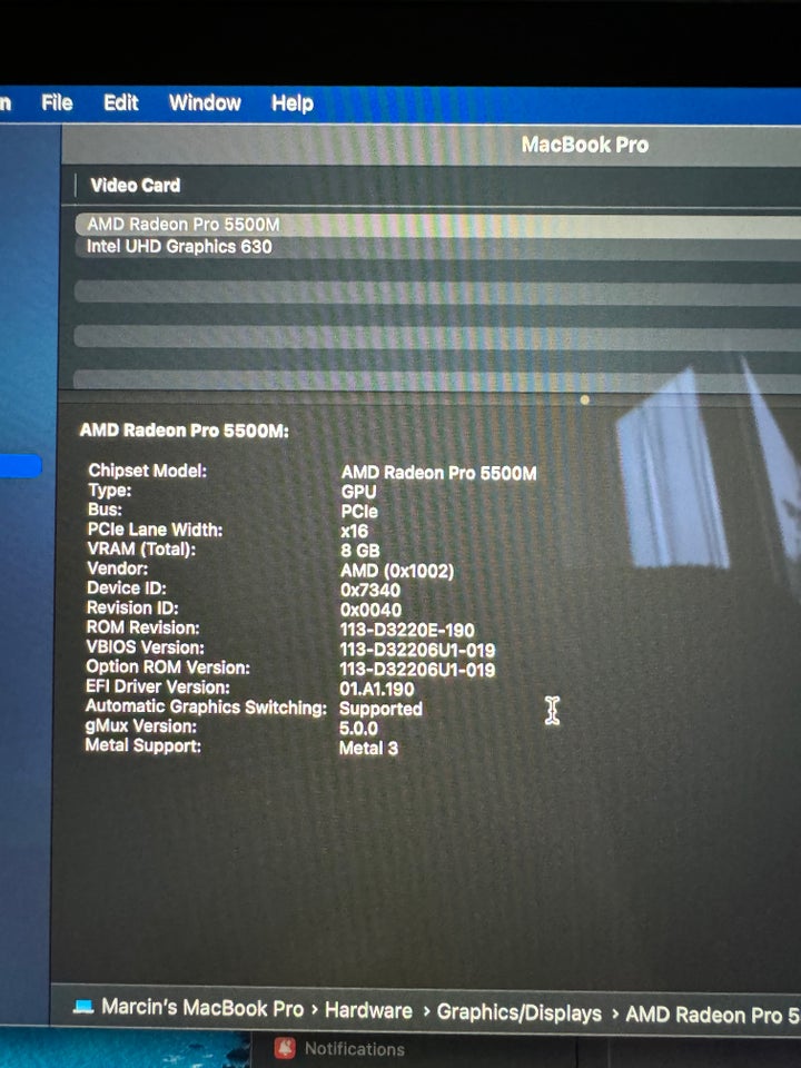 MacBook Pro, A2141, 2.4 GHz