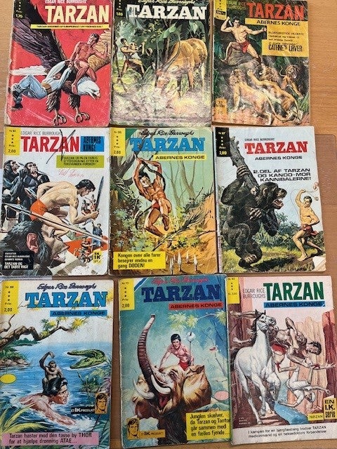 Tarzan og Korak Tegneserie