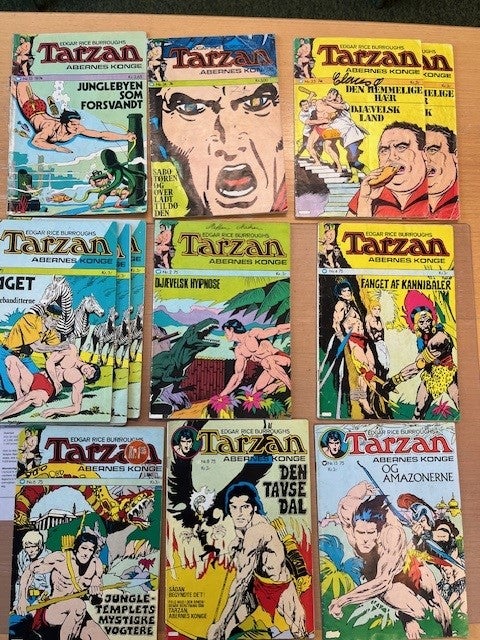 Tarzan og Korak Tegneserie