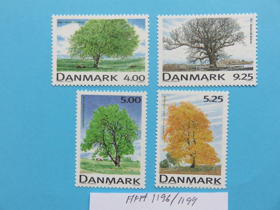 Danmark, postfrisk, AFA 1196/1199