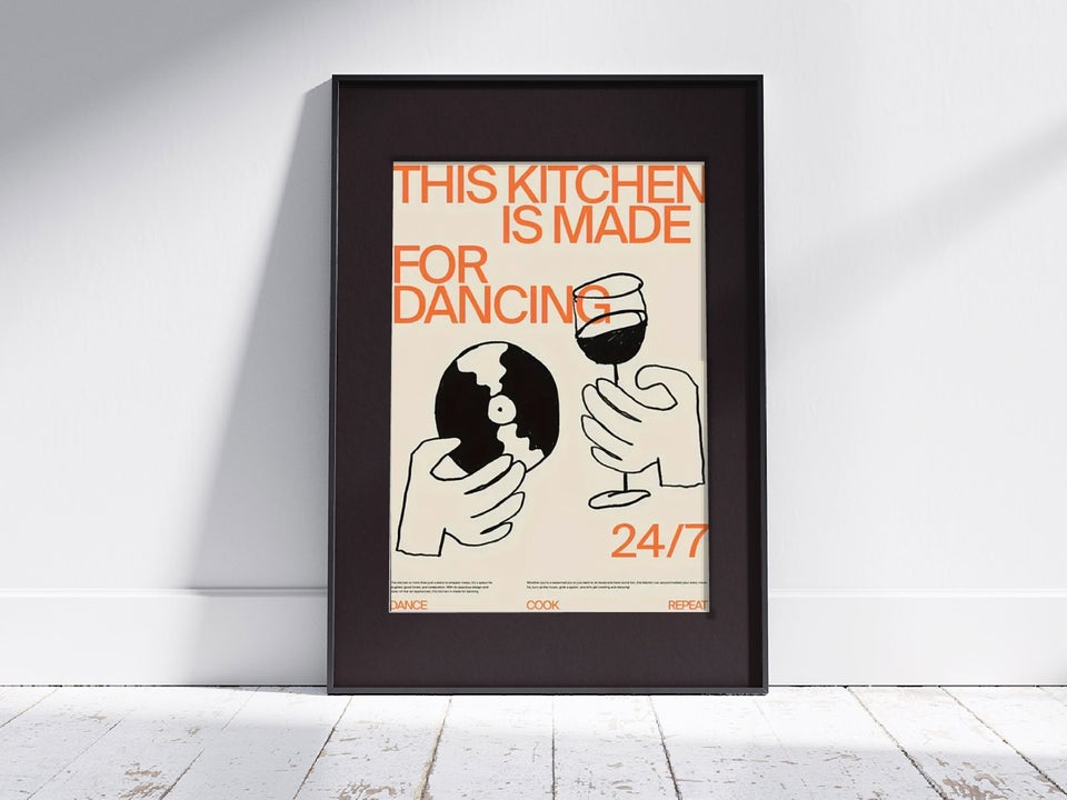 Plakat/Post - DANCING KITCHEN, b: