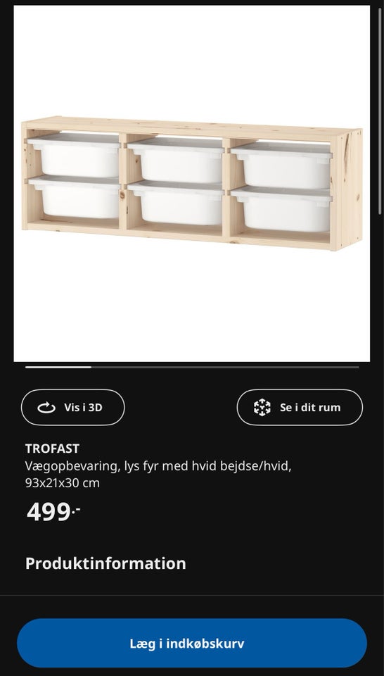 Reol Ikea Trofast