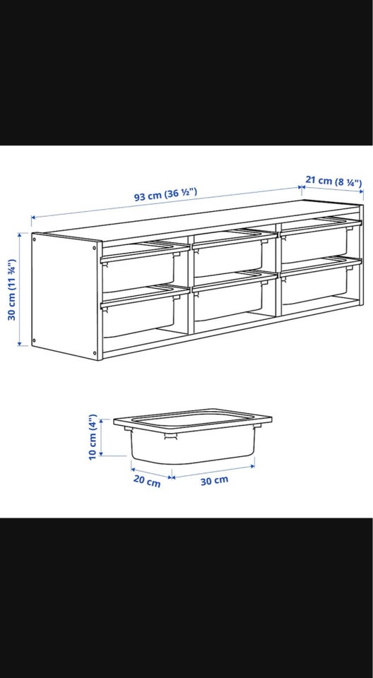 Reol Ikea Trofast