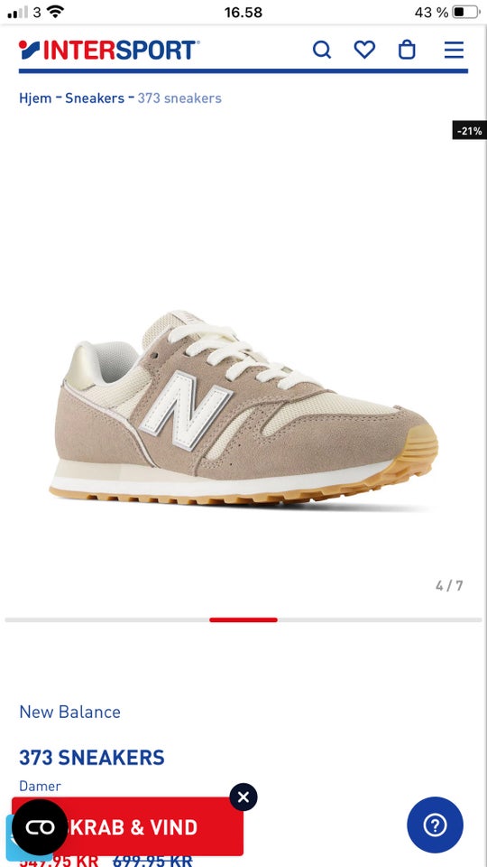 Sneakers, str. 40, New Balance