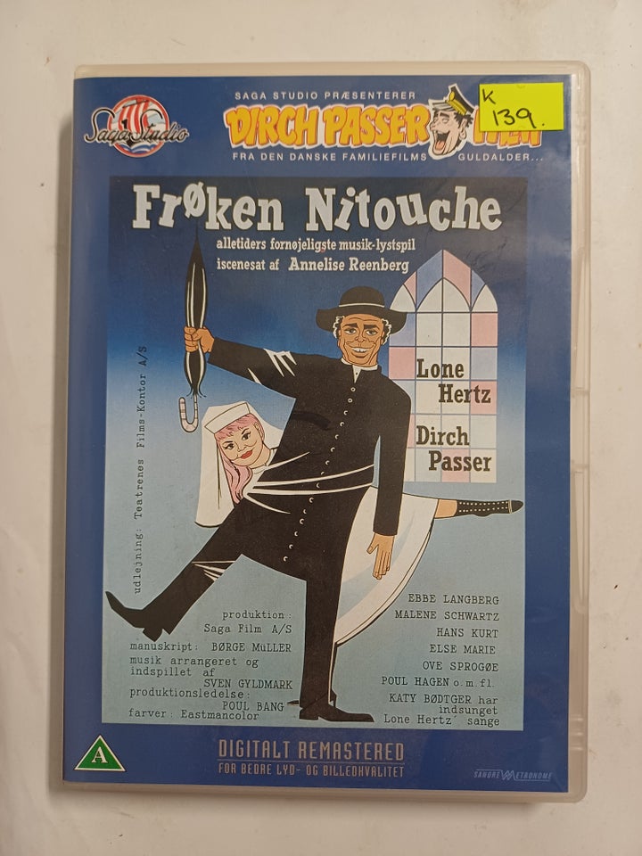 Frøken Nitouche, DVD, familiefilm