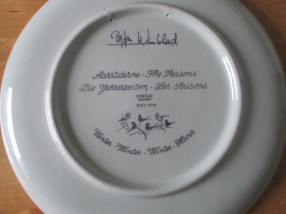 Bjørn Wiinblad platter De 4