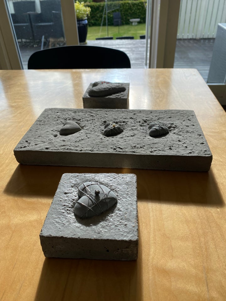 Væghængt beton kunst Annica