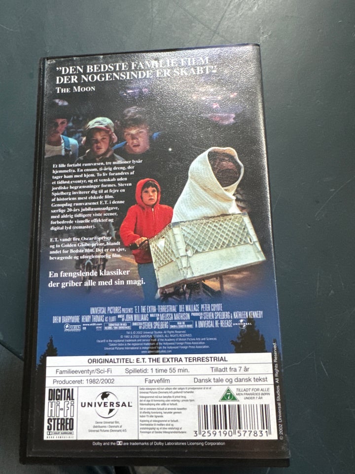 Familiefilm, E.T, instruktør