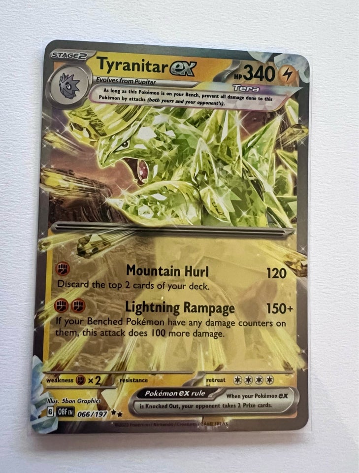 Samlekort, Tyranitar ex