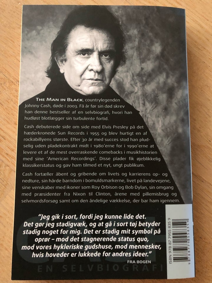 Cash - En Selvbiografi, Johnny Cash